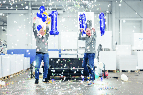 100 Jahre Helge und Hauke Beisner Foto - Beisner Druck GmbH & Co. KG