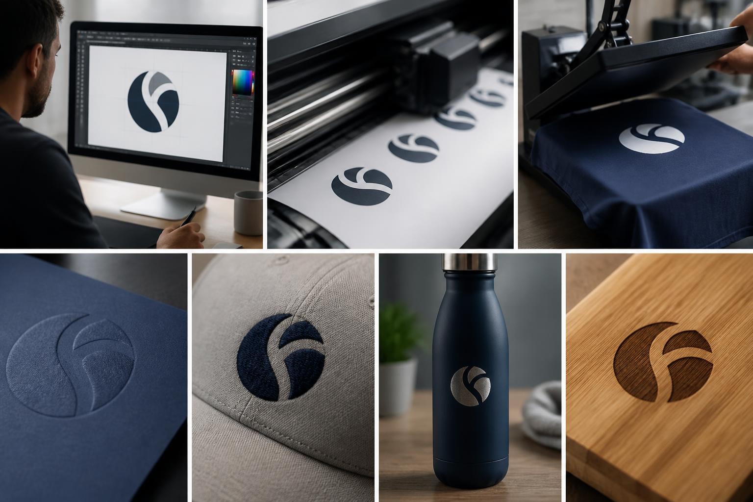 Logo drucken: Techniken, Materialien & Qualitätsstandards